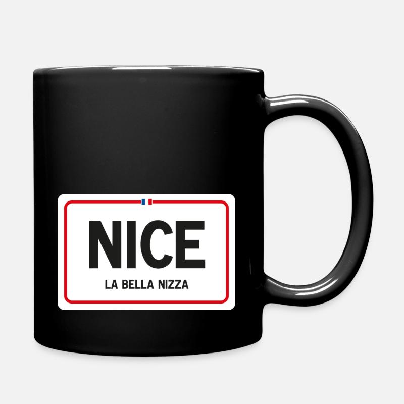 Joli signe de nom de lieu - Mug uni - noir