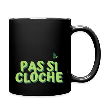 Pas si cloche - Mug uni - noir - Droite