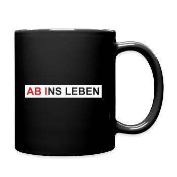 Abi Abitur Off to life - Full Colour Mug - black - Right
