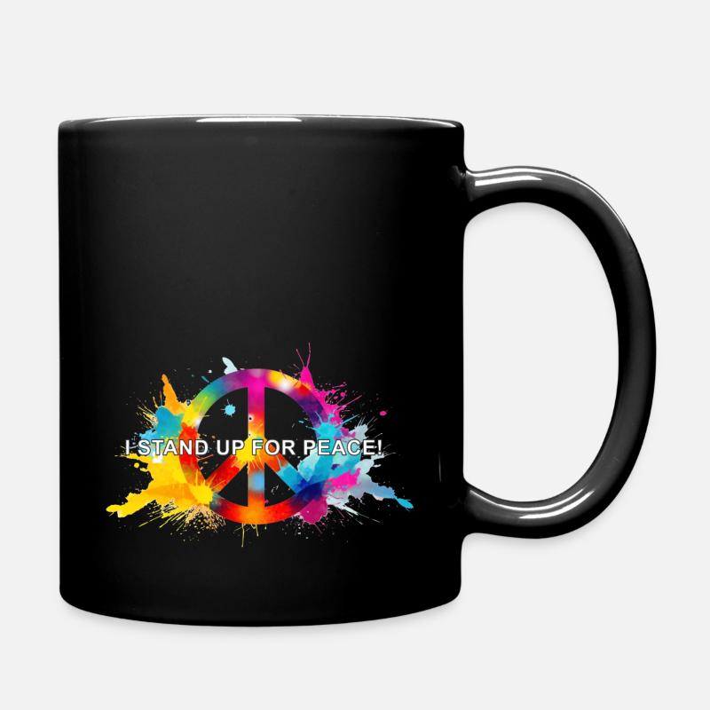 StandUp4peace 04 - Full Colour Mug - black