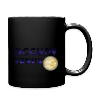 Occupy Venus - Full Colour Mug - black - Right
