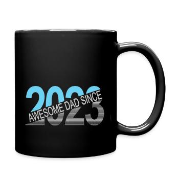 Toller Papa seit 2023 - Tasse einfarbig - Schwarz - Rechts