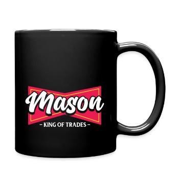 Mason King Of Trades Trading Immobilier - Mug uni - noir - Droite