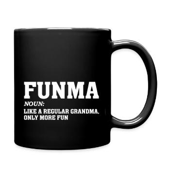 Funma and Funpa Shirts Like A Regular Grandma - Full Colour Mug - black - Right