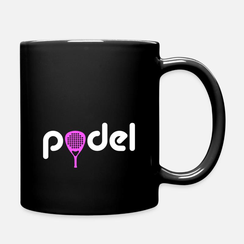 Femme de padel - Mug uni - noir