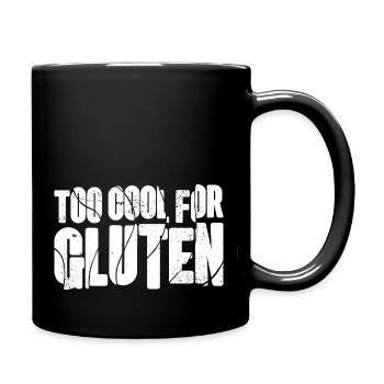 Trop cool pour le gluten - Funny Celiac Design - Mug uni - noir - Droite