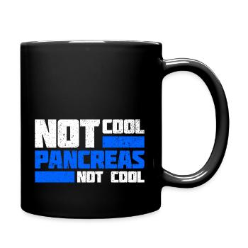 Pas cool Pancréas Pas cool - Chemise pour diabète de type 1 - Mug uni - noir - Droite