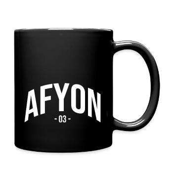 Afyon 03 Turkey Turkiye Gift Holiday Türk TR - Full Colour Mug - black - Right
