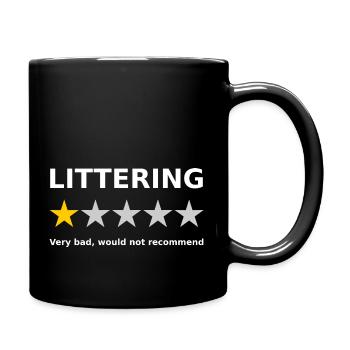 Anti Pollution 1 Star Review - Full Colour Mug - black - Right
