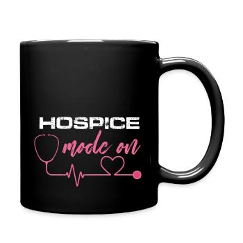 Hospice Mode On Terminal Care Nursing RN - Full Colour Mug - black - Right
