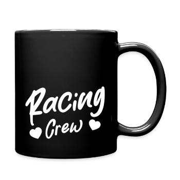 Coeur d’équipage de course - Mug uni - noir - Droite