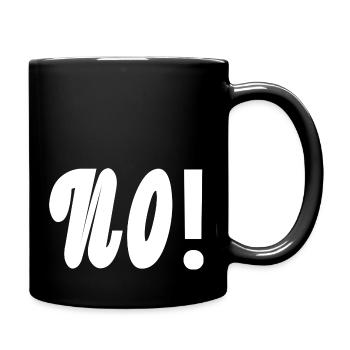 No - Tasse einfarbig - Schwarz - Rechts