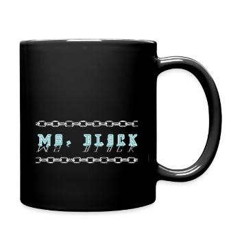 Ms. Black Logo Schrift - Tasse einfarbig - Schwarz - Rechts