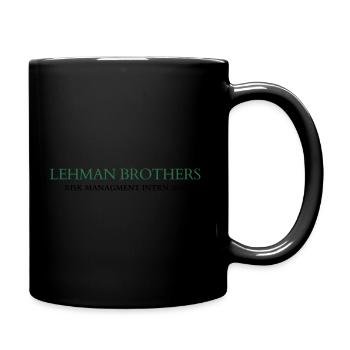 Lehman Brothers Risk Management Intern 2008 - Tasse einfarbig - Schwarz - Rechts