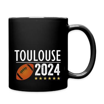 Toulouse Rugby 6 Etoiles Sport Fierté - Mug uni - noir - Droite