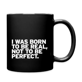 Be original vector design symbol retro quote label - Full Colour Mug - black - Right