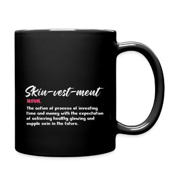 Skinvestment Beauty Therapist Facialist Skin - Full Colour Mug - black - Right