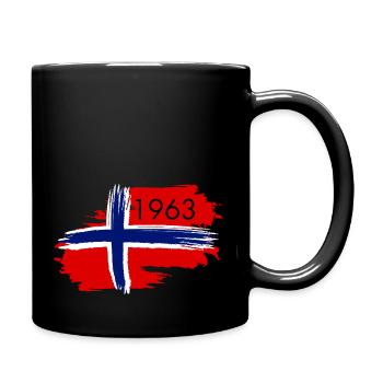 Norwegen 1963: Ein Erbe des Stolzes - Tasse einfarbig - Schwarz - Rechts