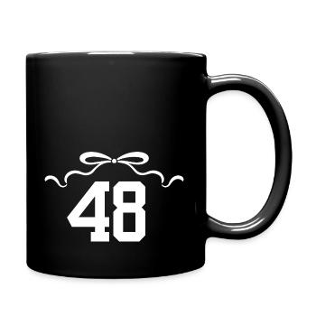 Nummer 48 Knoten - 48. Jahrestag - Tasse einfarbig - Schwarz - Rechts