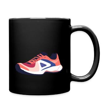 Running Shoes Running Runners - Full Colour Mug - black - Right