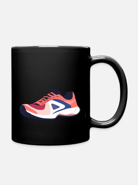 Running Shoes Running Runners - Full Colour Mug - black
