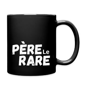 Seltene Perle Papa - Papa Geschenkidee - Tasse einfarbig - Schwarz - Rechts