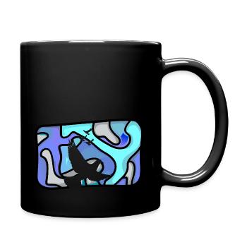 Pigeons pigeon dung - Full Colour Mug - black - Right