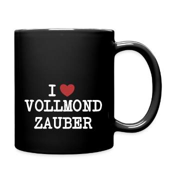 Lune Vollmondzauber - Mug uni - noir - Droite