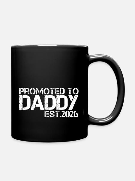 Befördert Zum Papa Est. 2026 - Tasse einfarbig - Schwarz