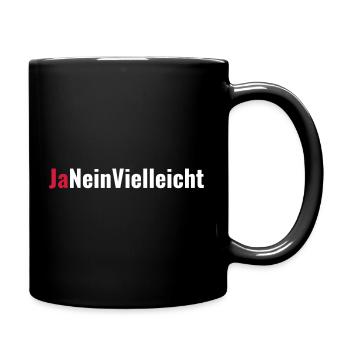 Antrag Verlobung Junggesellenabschied Geschenk - Tasse einfarbig - Schwarz - Rechts
