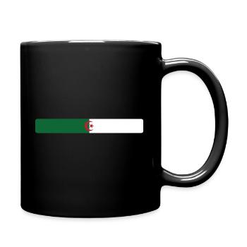 Drapeau Algérie - Mug uni - noir - Droite