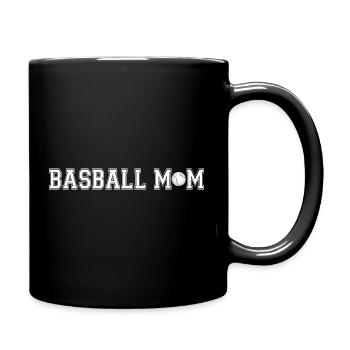 T-shirt cadeau du jour du match de Baseball Proud Baseball Mom - Mug uni - noir - Droite