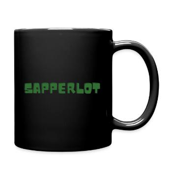 Sapperlot - Wortschätze - vergessene Wörter - Tasse einfarbig - Schwarz - Rechts