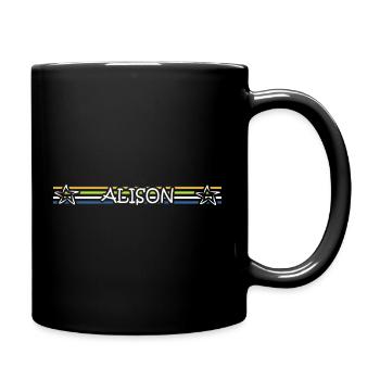 Naissance d’Alison - Mug uni - noir - Droite