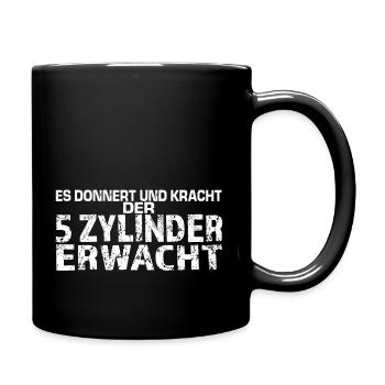5 CYLINDER POWER - Full Colour Mug - black - Right