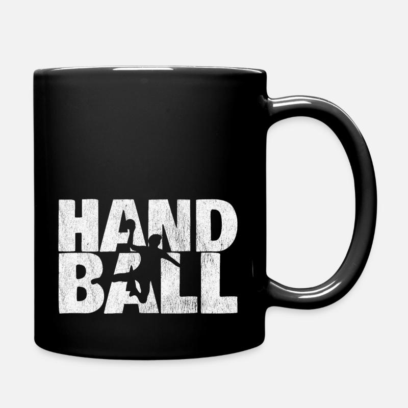 sport de handball - Mug uni - noir