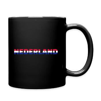 Pays-Bas - Mug uni - noir - Droite