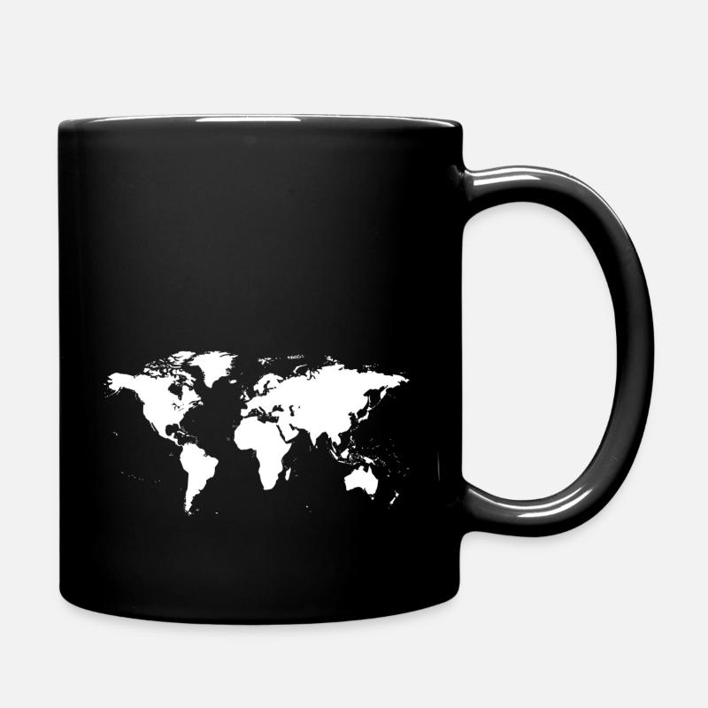 The World - Tasse einfarbig - Schwarz