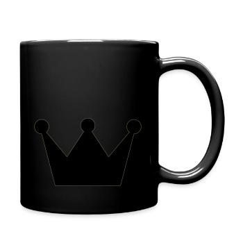 couronne - Mug uni - noir - Droite