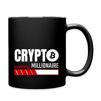 Crypto Millionaire Laden - bitcoin - Tasse einfarbig - Schwarz - Rechts