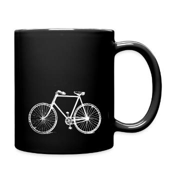 Bicycle Bike Men's Bicycle MTB Rider - Full Colour Mug - black - Right