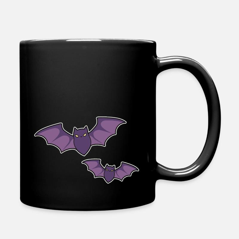 Fledermäuse - Tasse einfarbig - Schwarz