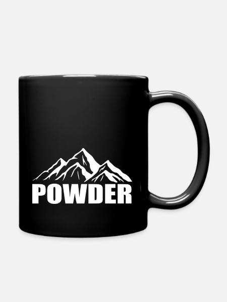 Snowboard Snowboarder - Tasse einfarbig - Schwarz