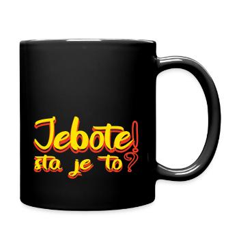 Balkan mit Jebote als Geschenk und Geschenkidee - Tasse einfarbig - Schwarz - Rechts