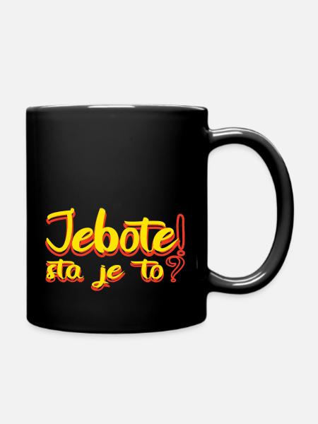 Balkan mit Jebote als Geschenk und Geschenkidee - Tasse einfarbig - Schwarz