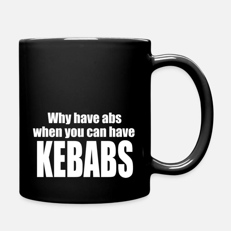 abdos et kebabs - Mug uni - noir