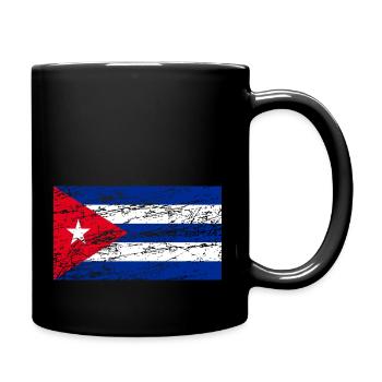 Drapeau de Cuba - Mug uni - noir - Droite