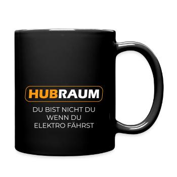 Hubraum - Tasse einfarbig - Schwarz - Rechts