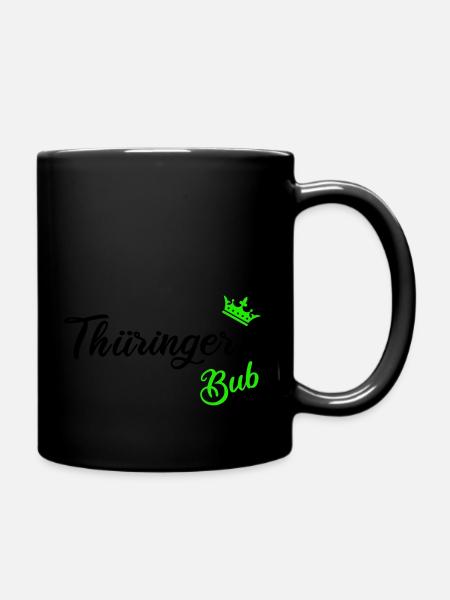 Thüringer Bub - Tasse einfarbig - Schwarz