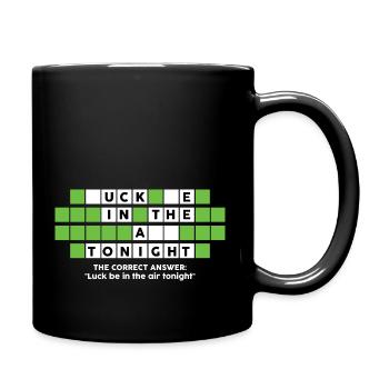Inappropriate Humor Puzzle Luck Be The Air Tonight - Full Colour Mug - black - Right